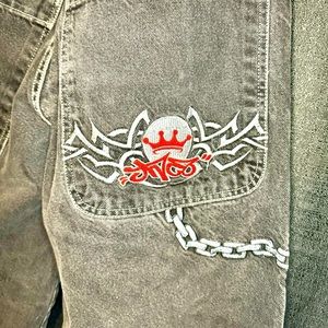 Vintage JNCO Tribal Chain Jeans